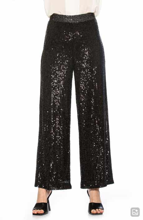 Illy Wide Leg Sequin Pants