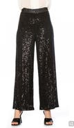 Alexia Admor Illy Wide Leg Sequin Pants