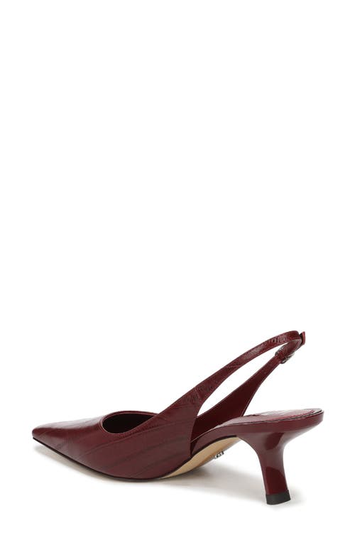 Sam Edelman Bianka Slingback Pump French Merlot Leather