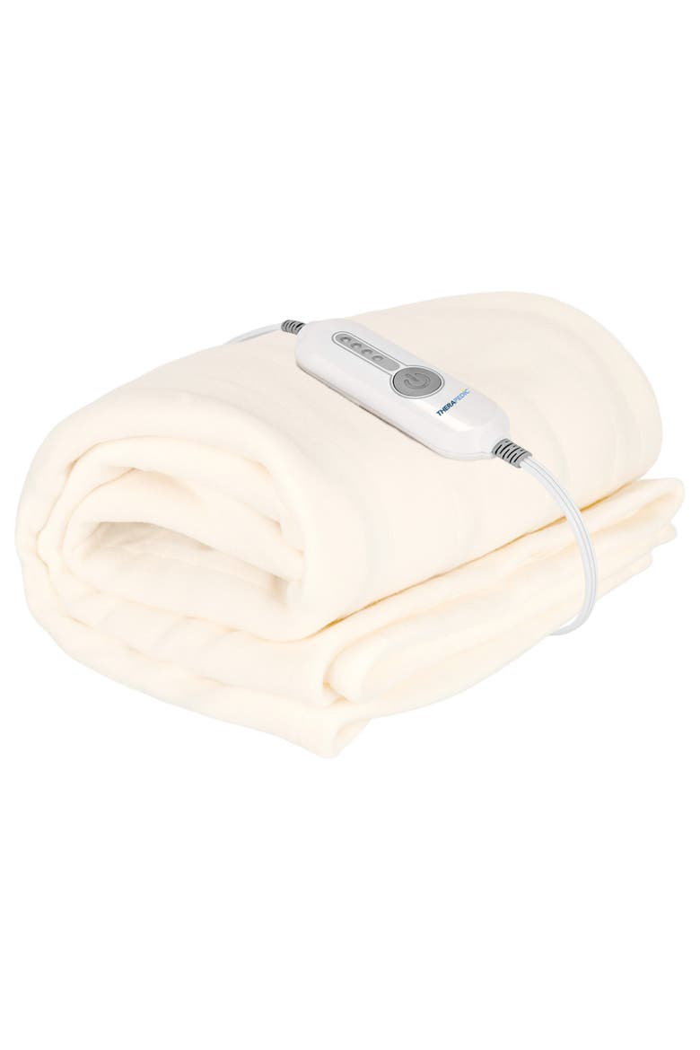 50" x 60" Ivory Heated Throw, Main, color, Ivory
