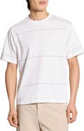 Theory Stripe Relaxed Pima Cotton T-Shirt