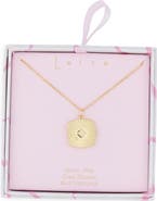 Leith Fluted Square Locket Necklace