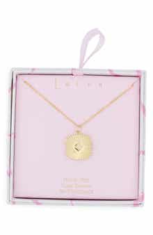Leith Fluted Square Locket Necklace