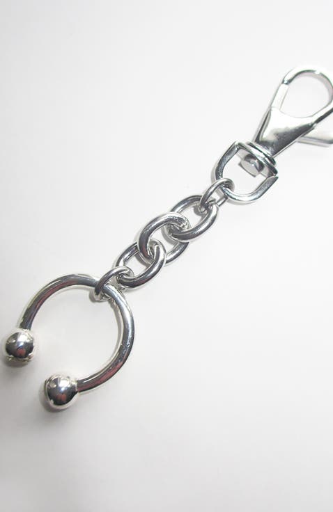 Pierced Ring Key Chain