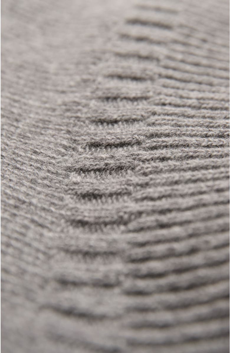 Celtic & Co. Boxy Saddle Shoulder Crew Neck Sweater, Alternate, color, Light Grey