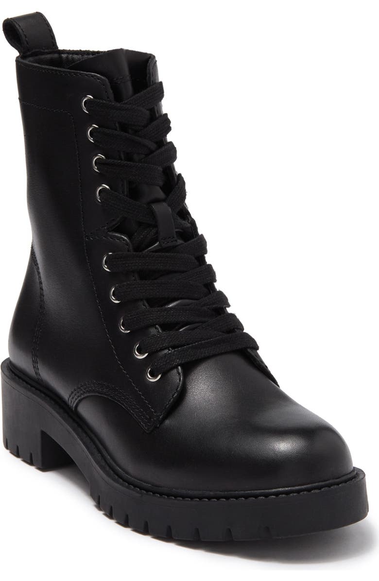 Steve Madden Checker Lug Sole Combat Boot, Main, color,