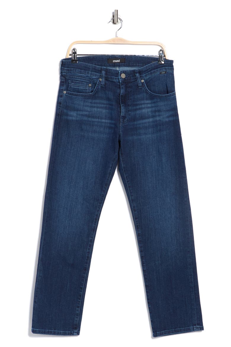 Zach Straight Leg Jeans, Alternate, color, DARK BRUSHED AUSTIN