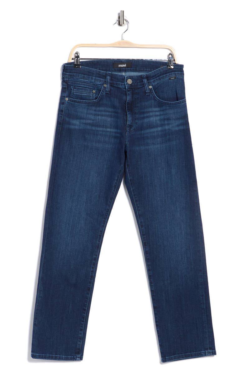 Mavi Jeans Zach Straight Leg Jeans, Alternate, color, Dark Brushed Austin