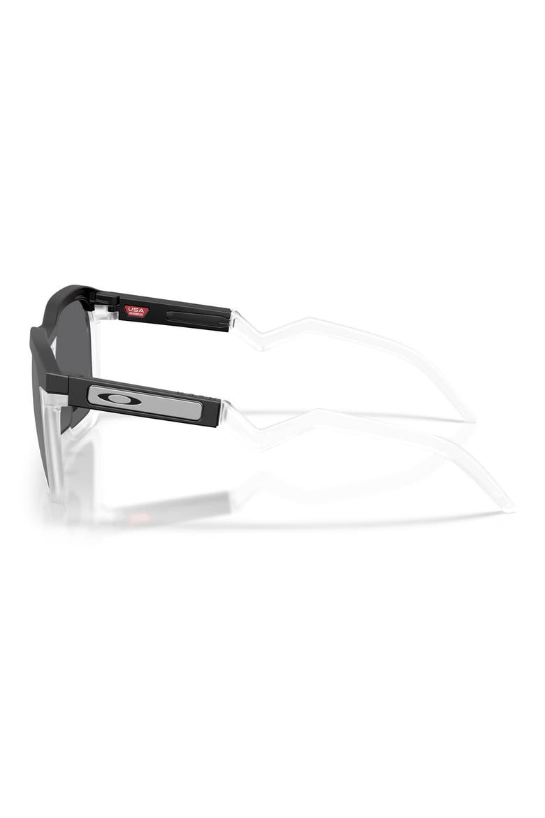 HSTN SQ 54mm Prizm™ Polarized Square Sunglasses, Alternate, color, MATTE BLACK / PRIZM BLACK