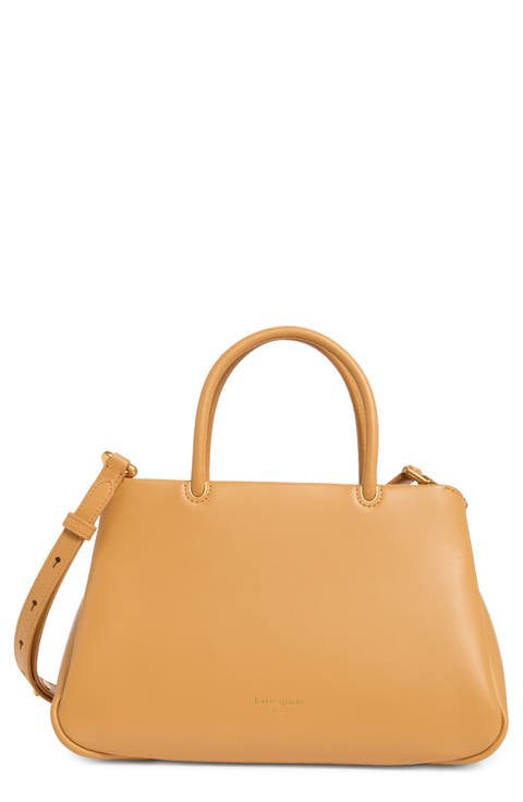 grace smooth leather satchel