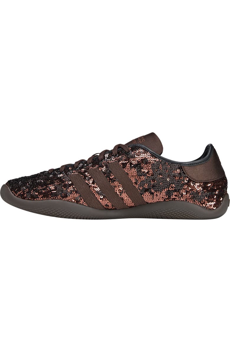 adidas x Wales Bonner Karintha Sequin Sneaker, Alternate, color, Black/Dark Brown