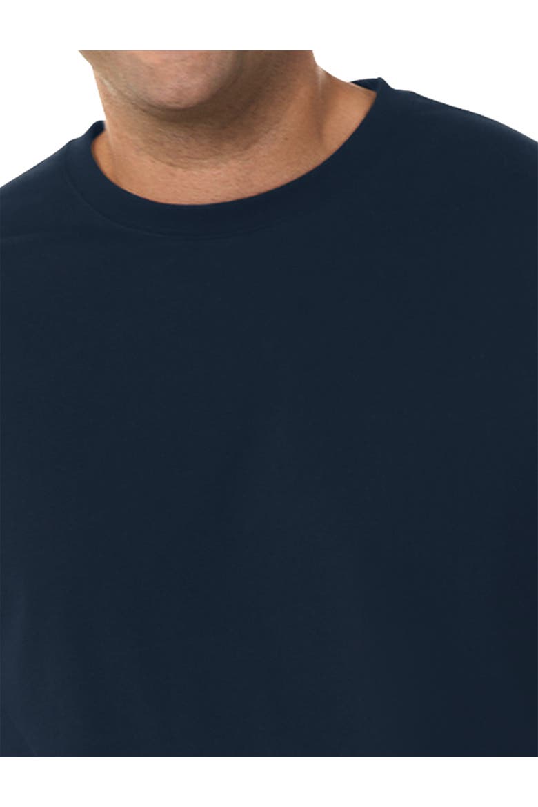 Big & Tall Moisture-Wicking Long-Sleeve T-Shirt, Alternate, color, NAVY