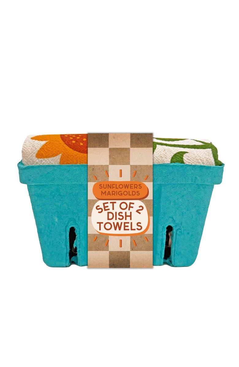 The Neighborgoods HELLO SUNSHINE - Dish Towel Set of 2, Alternate, color, NO COLOR