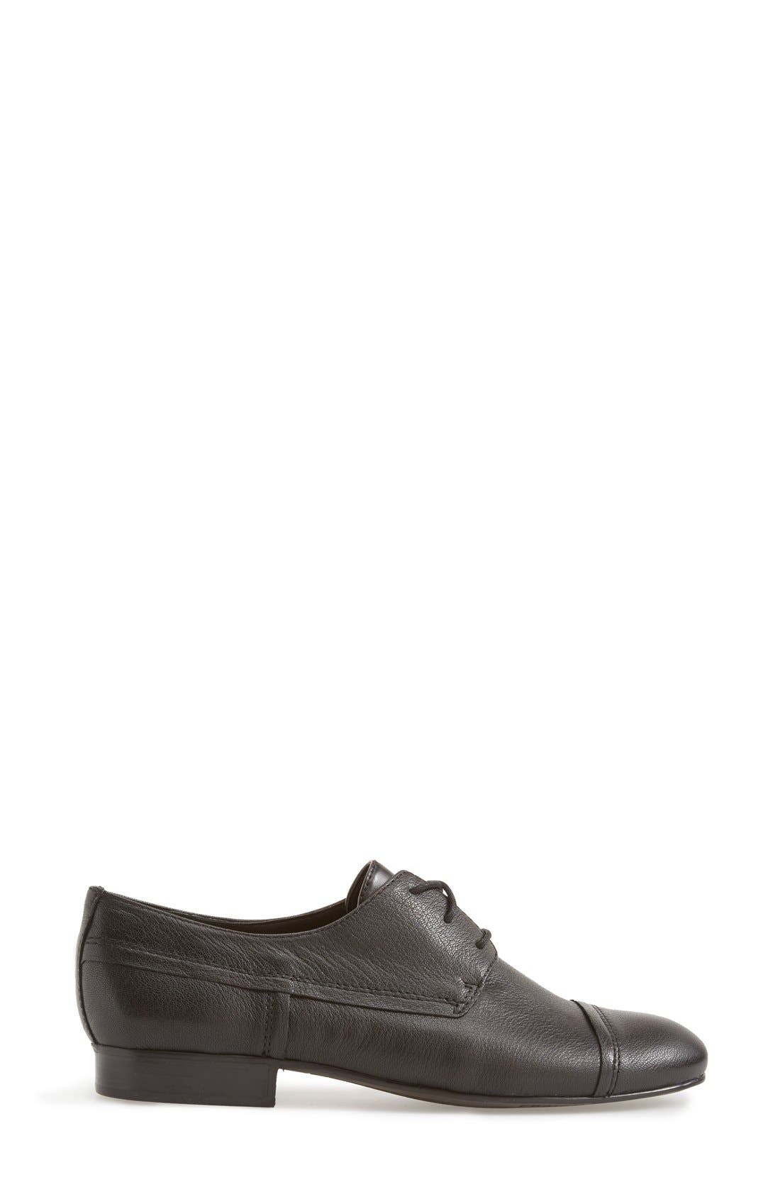 'Alicia' Oxford, Alternate, color, BLACK