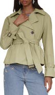 Avec Les Filles Belted Trench Jacket