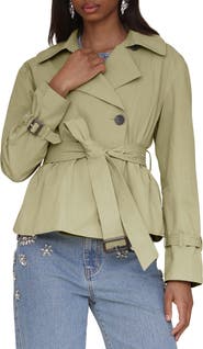 Avec Les Filles Belted Trench Jacket