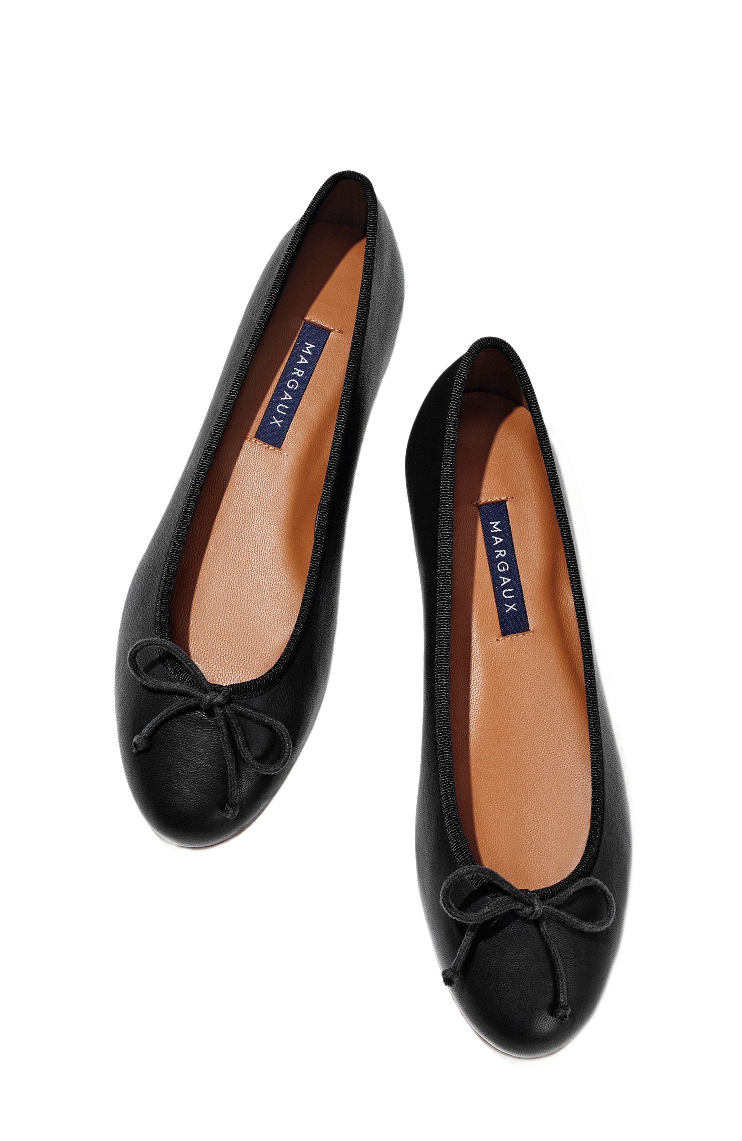 MARGAUX The Demi Flat, Alternate, color, Black Nappa