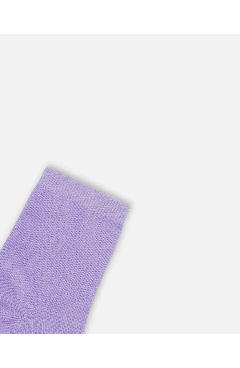 Deux par Deux Girl 3-Pack Knit Socks, Alternate, color, Black And Multicolor