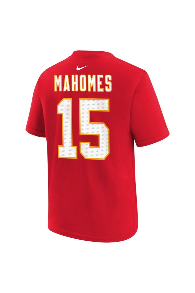 Youth Nike Patrick Mahomes Red Kansas City Chiefs Player Name & Number T-Shirt, Alternate, color, Red