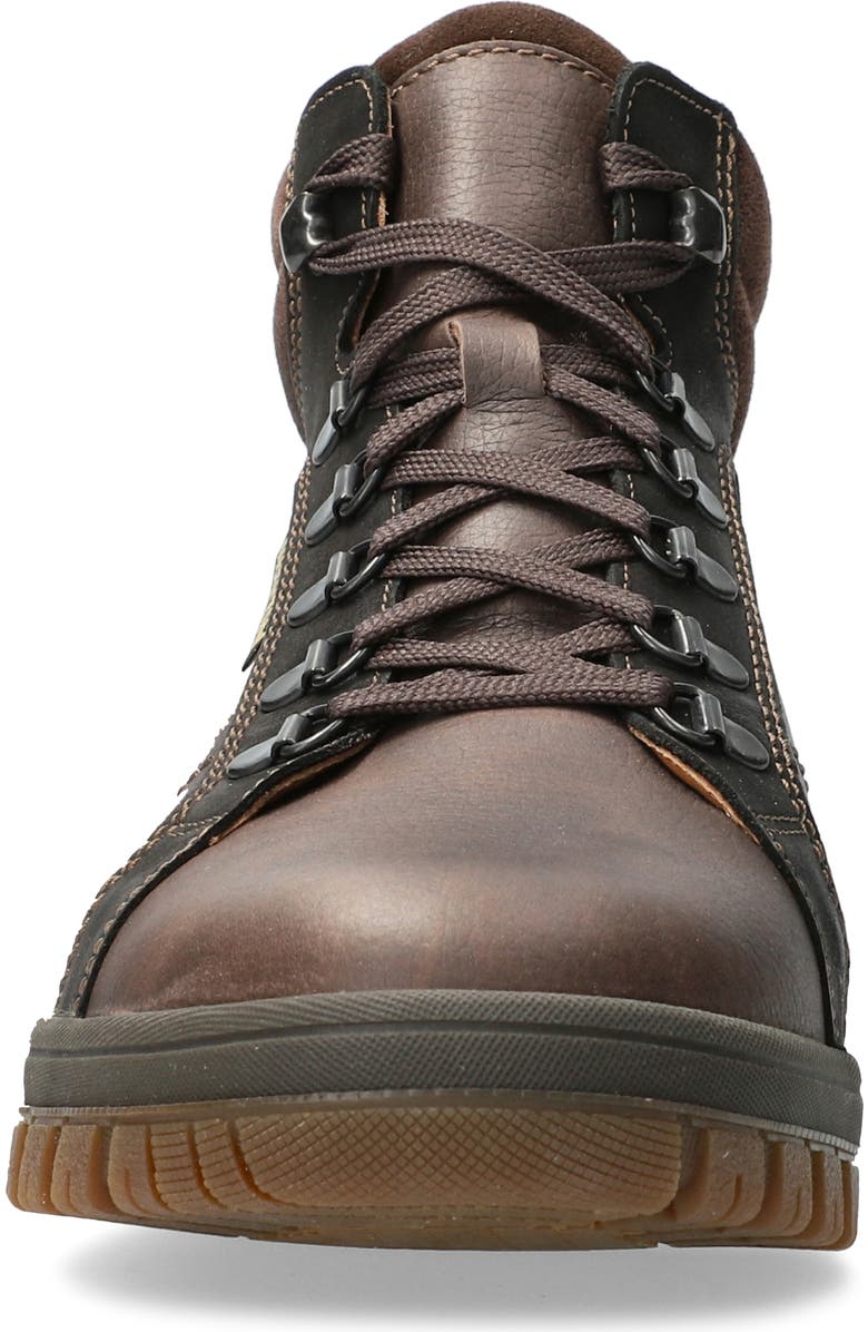 Mephisto Pitt Mid Lace-Up Boot, Alternate, color, Dark Brown