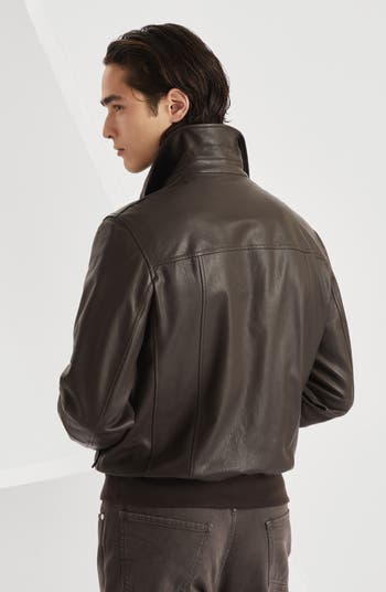 Brunello Cucinelli Aviator jacket | Nordstrom