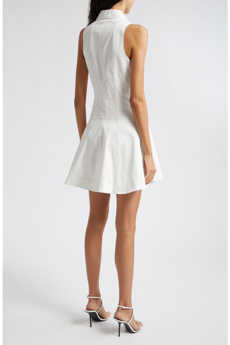 Poppy Sleeveless Stretch Twill Shirtdress, Alternate, color, IVORY