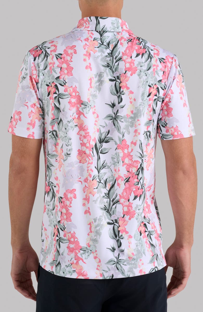 Bad Birdie Core Performance Polo, Alternate, color, Leid - Brilliant White