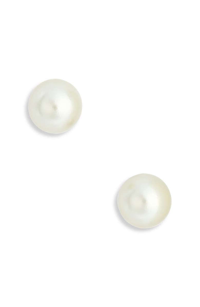 Kenneth Jay Lane Freshwater Pearl Stud Earrings, Main, color, 