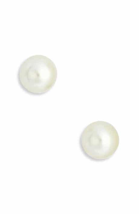Kenneth Jay Lane Freshwater Pearl Stud Earrings