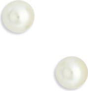Kenneth Jay Lane Freshwater Pearl Stud Earrings