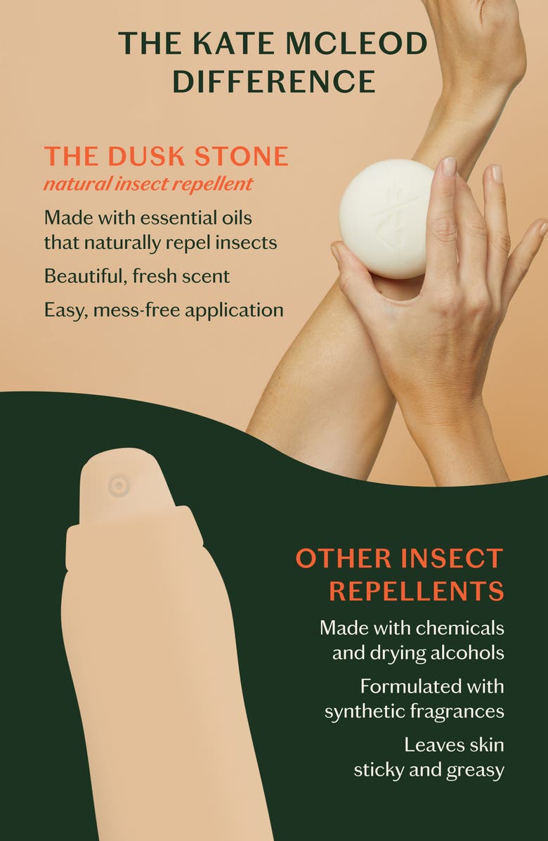 Kate McLeod Dusk Stone - Natural Insect Repellant & Lotion Bar, Alternate, color, 