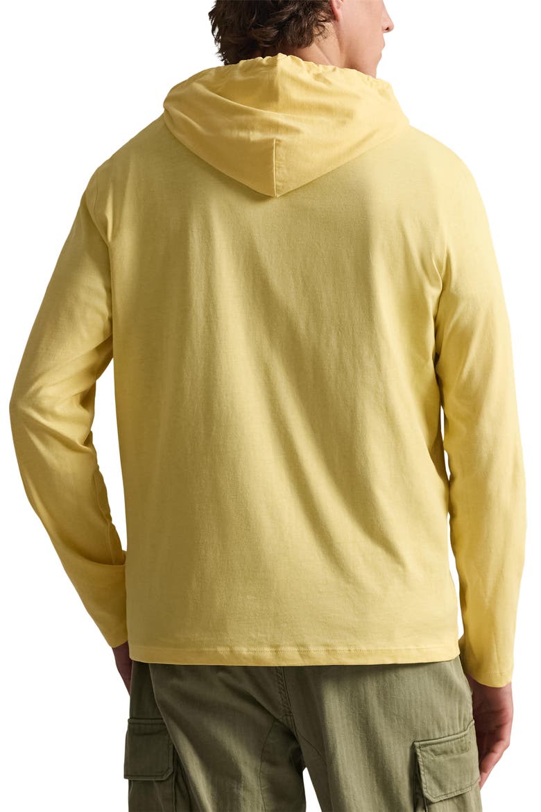 Polo Bear Graphic Hoodie, Alternate, color, CORN YELLOW-SUMMER BEAR