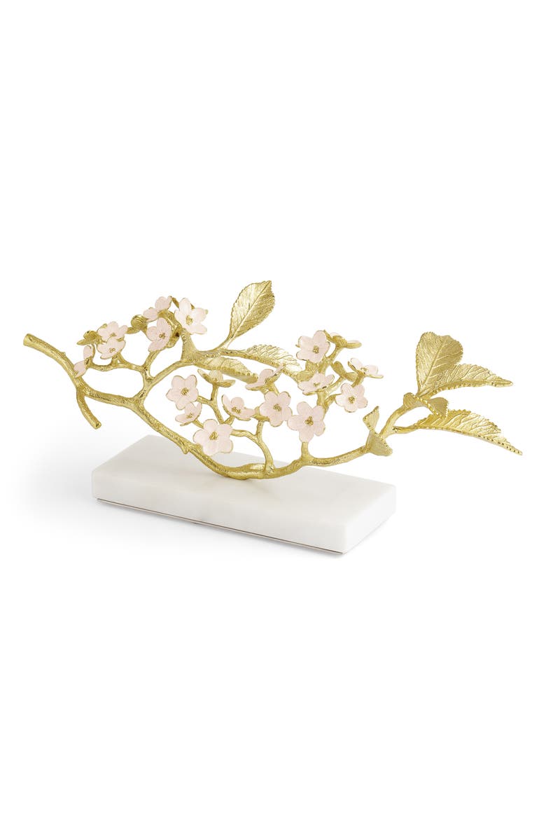 Michael Aram Cherry Blossom Decorative Object, Alternate, color, Gold/ White