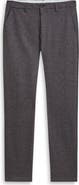 Bugatchi Flat Front Wool & Cotton Blend Chino Pants