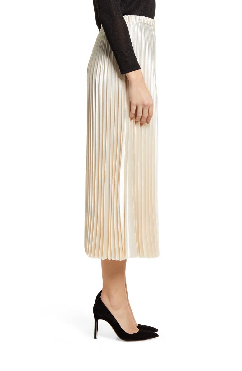 Anne Klein Pleated Midi Skirt, Alternate, color, 