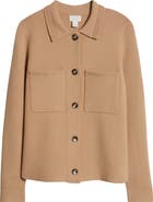 Caslon® Sweater Shirt Jacket