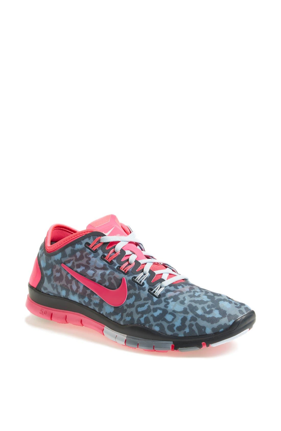 'Free TR Connect 2' Training Shoe, Main, color, DARK MAGNET/ HYPER PINK