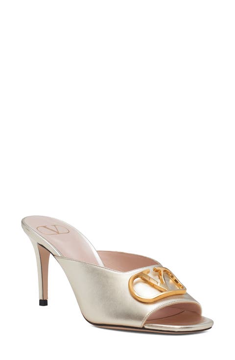 VLOGO Signature Metallic Sandal (Women)