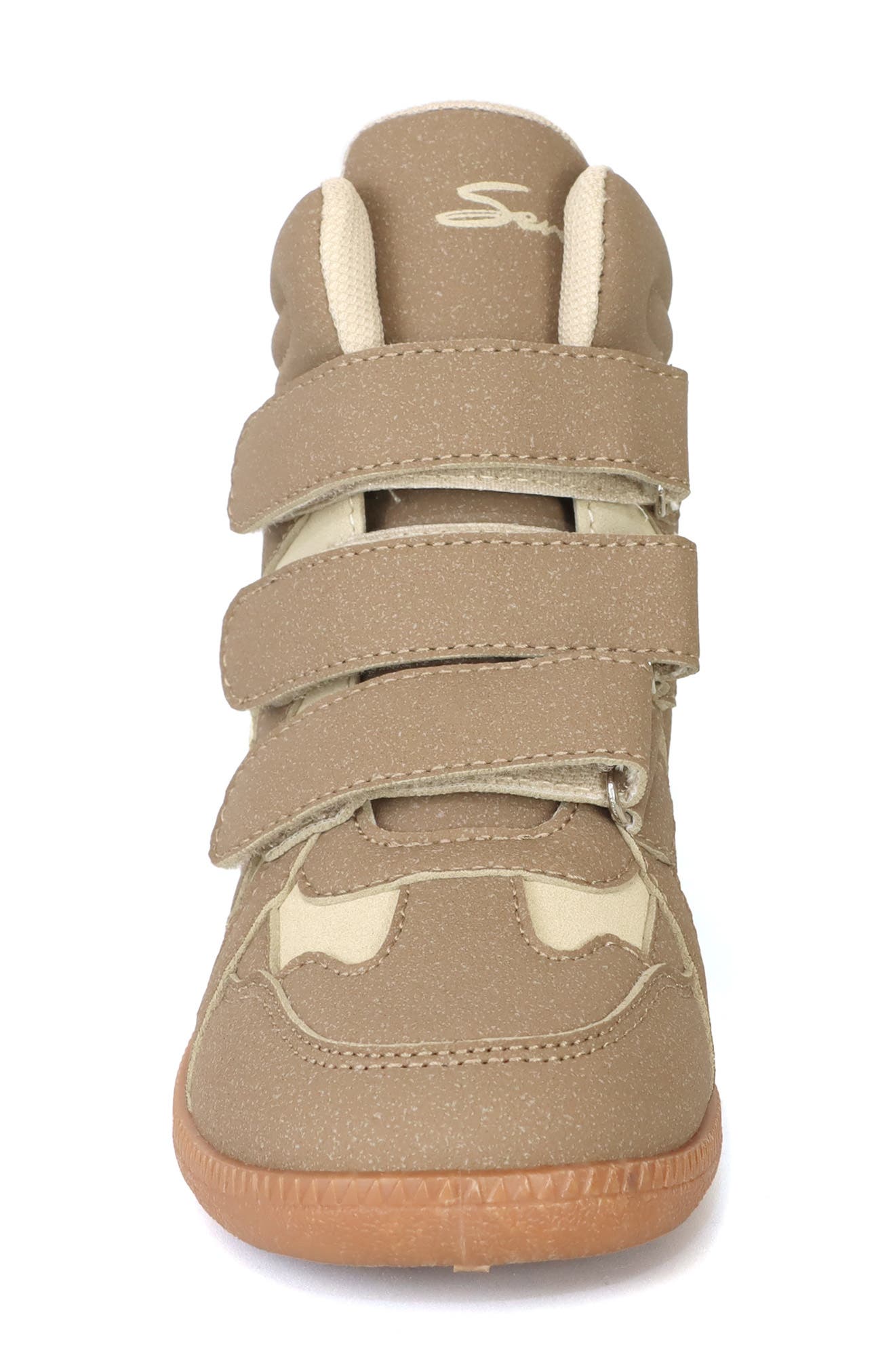 Kids' Slater Strappy Wedge Sneaker, Alternate, color, BEIGE