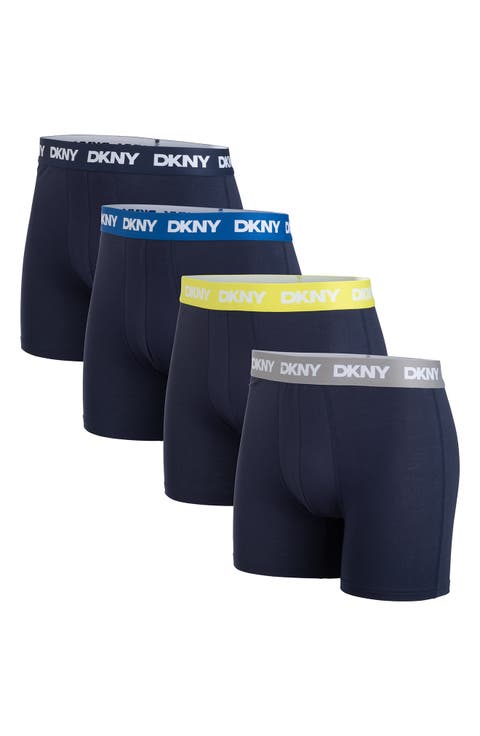 Soft Stretch Pack of 4 Boxer Briefs