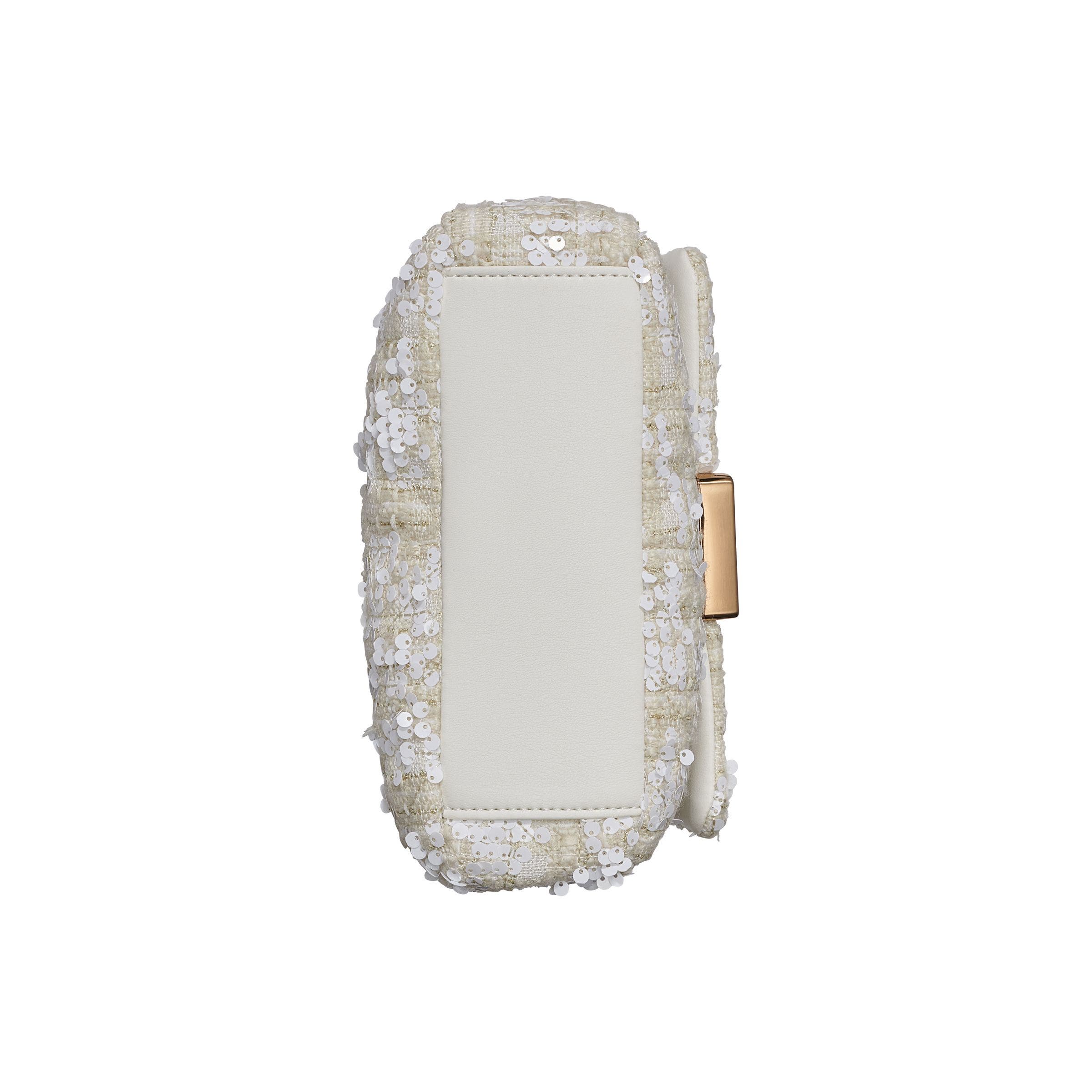 Lafayette Boucle+Sequins Crossbody, Alternate, color, Winter White