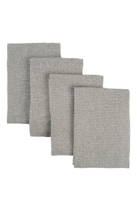 Kitchen Towels - Cotton Waffle Weave Set - Set of 4