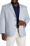 Oak Hill by DXL Big & Tall  Tonal Glen Plaid Sport Coat