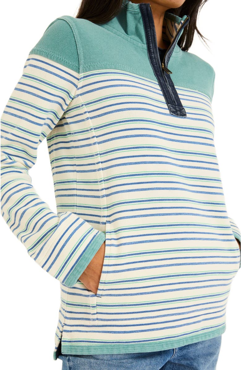 FatFace Stripe Sweatshirt, Alternate, color, 