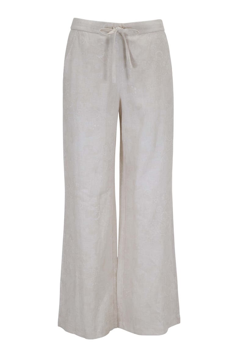 Paisley Explosion Womens Wide-leg Pant, Alternate, color, PAISLEY EXPLOSION IVORY