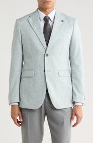 T.R. PREMIUM Slim Fit Textured Blazer