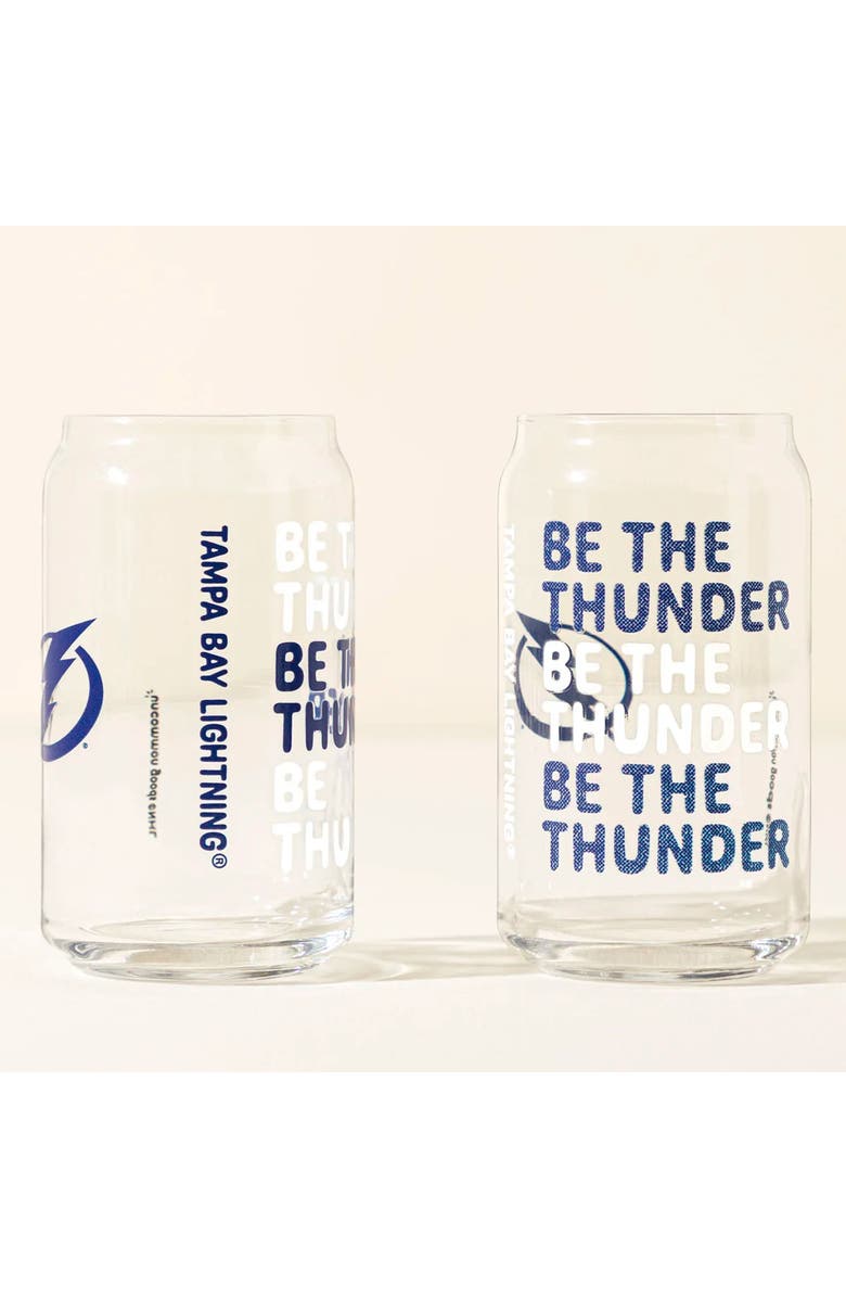 Uncommon Goods NHL Show Your Spirit! Can-Shaped Glass, Main, color, Blue, White, Black