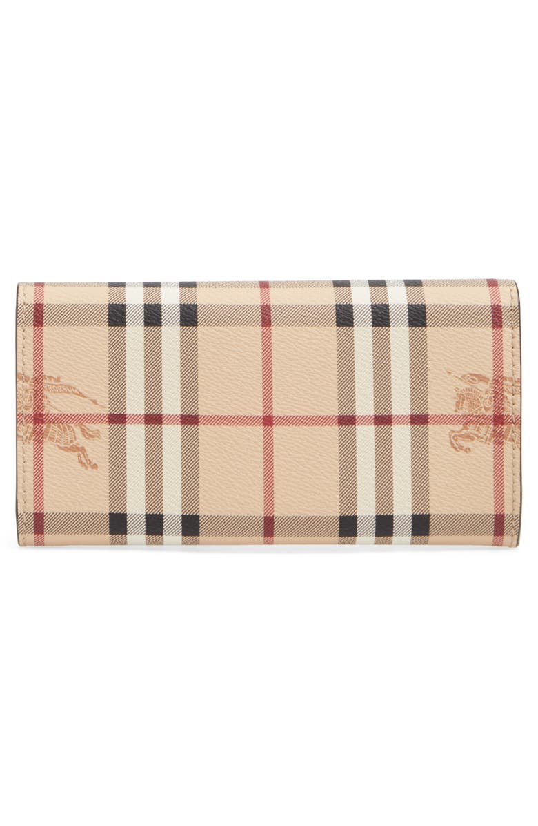 Burberry Halton Haymarket Check Continental Wallet, Alternate, color, 