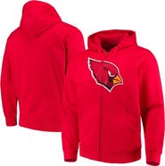 STARTER Men's G-III Sports by Carl Banks Cardinal Arizona Cardinals Primary Logo Full-Zip Hoodie