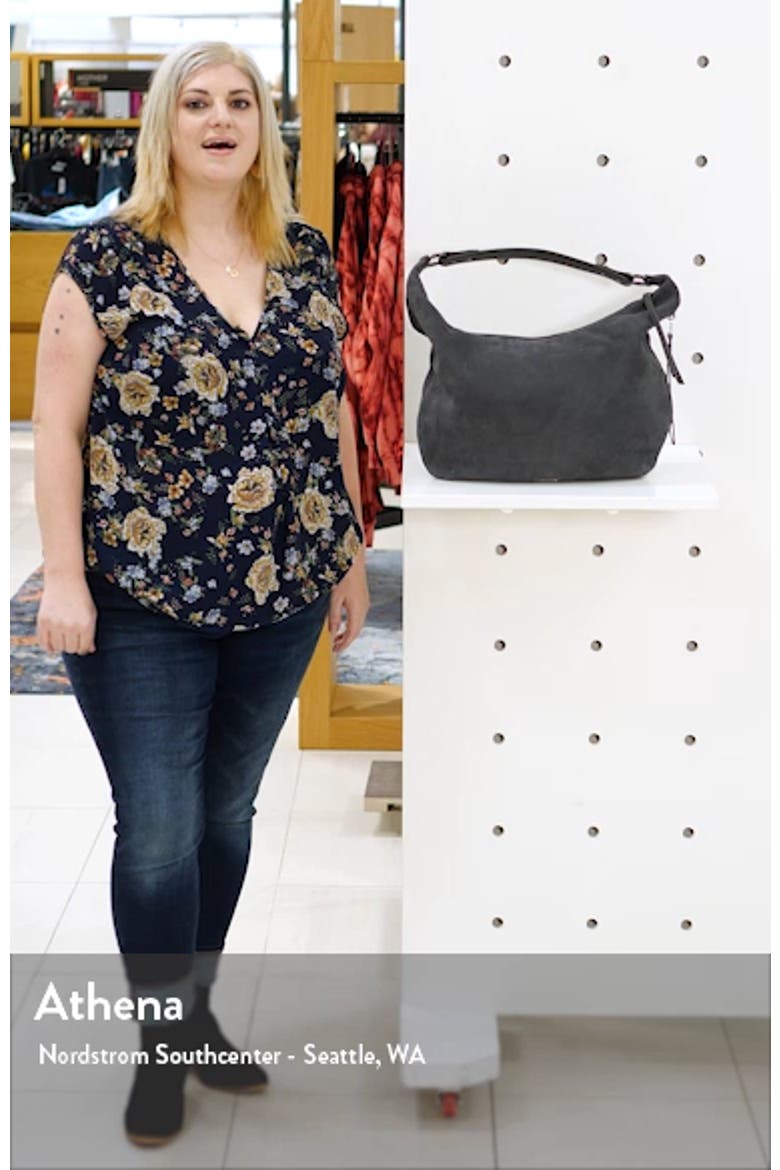 Michelle Nubuck Leather Hobo video
